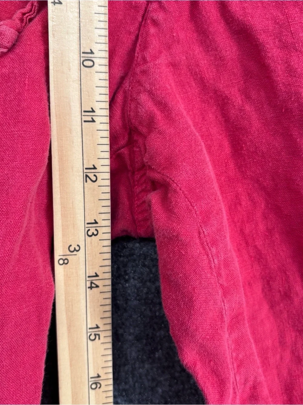 ZegnaS Sport Sun-kissed Red 100% Flax Linen Straight Leg Pants Men’s L
